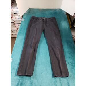 Joes Jeans Size 30 Womens Black Pants Stretch Ladies Denim Mid Rise Ankle